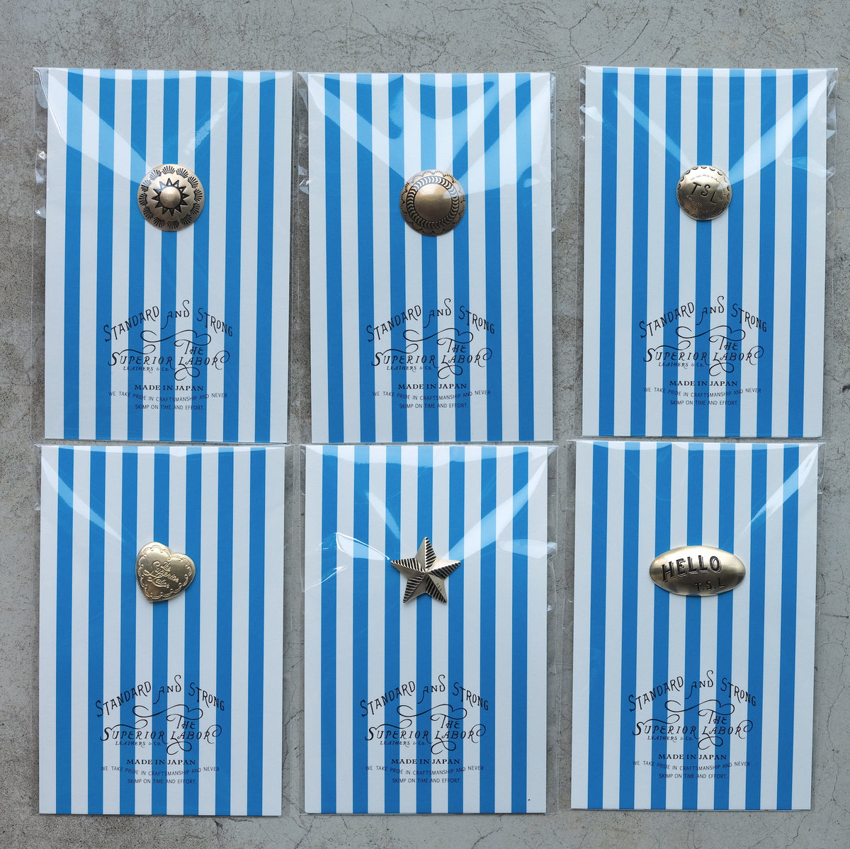 The Superior Labor Brass Star (concho or pin)