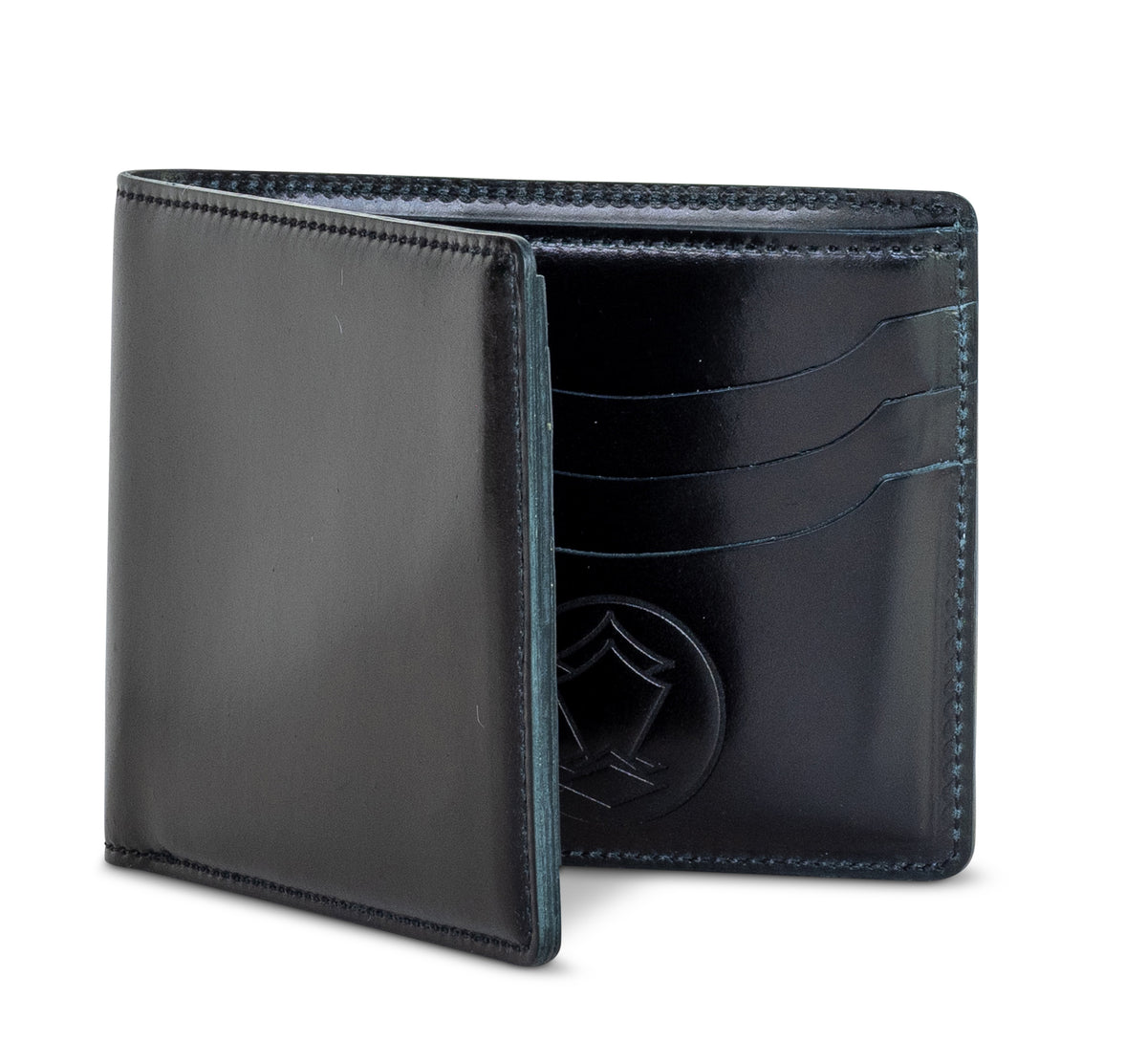 Ateliers Phileas Ginza Shell Cordovan Slim Wallet (black)