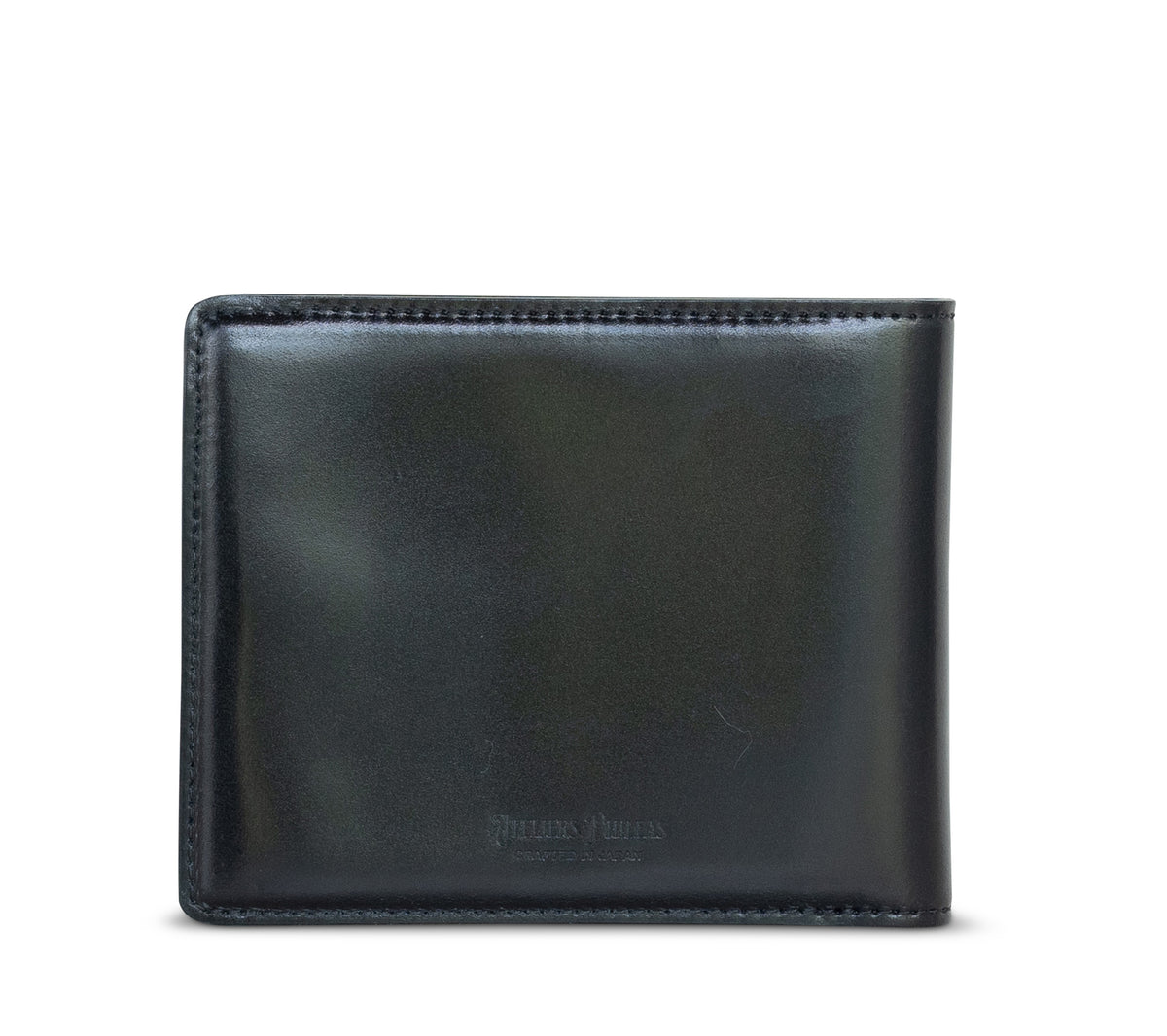 Ateliers Phileas Ginza Shell Cordovan Slim Wallet (black)