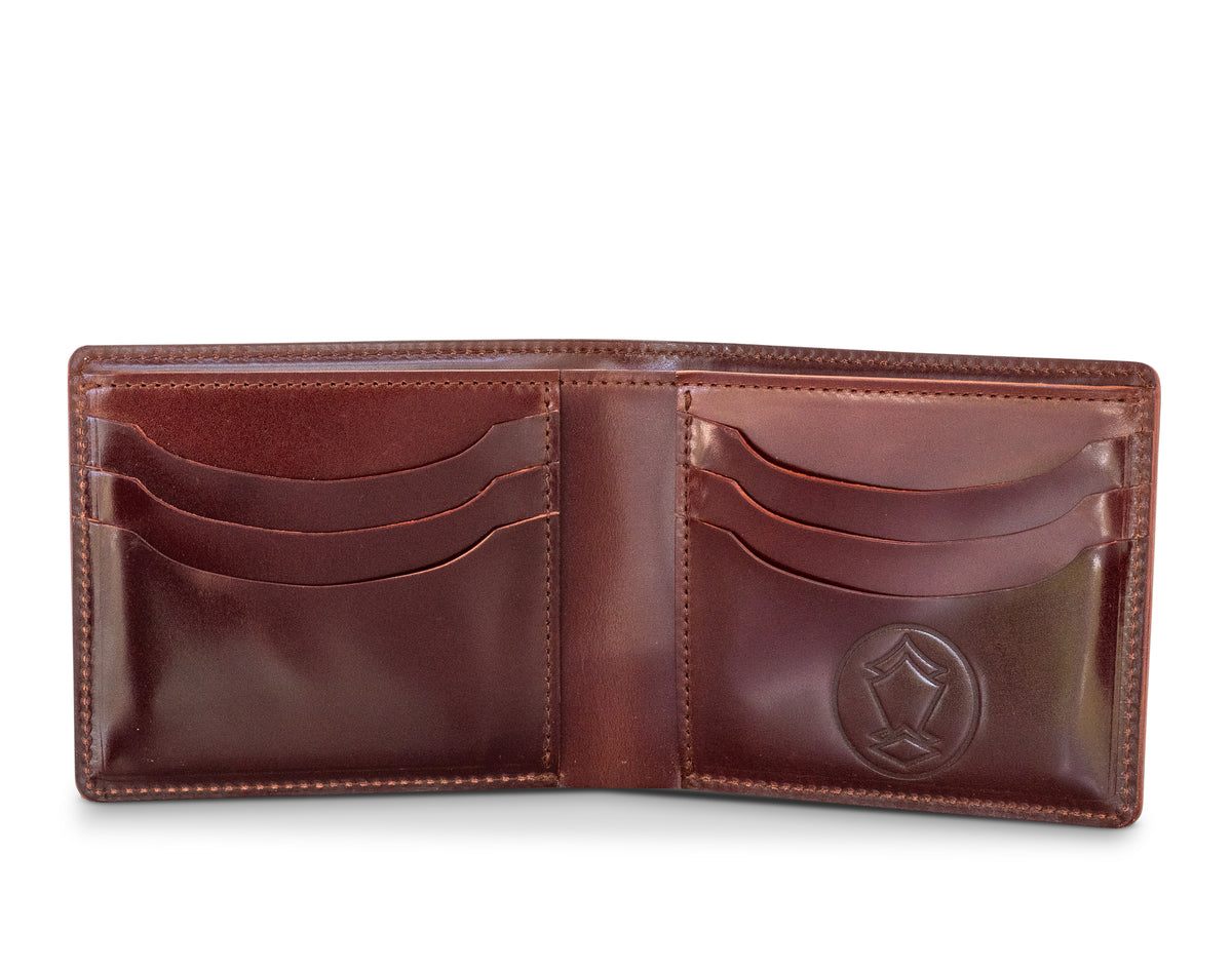 Ateliers Phileas Ginza Shell Cordovan Slim Wallet (burgundy)