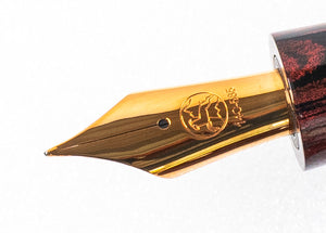 Eboya Houga L size Fountain Pen (Kunpuu Green)