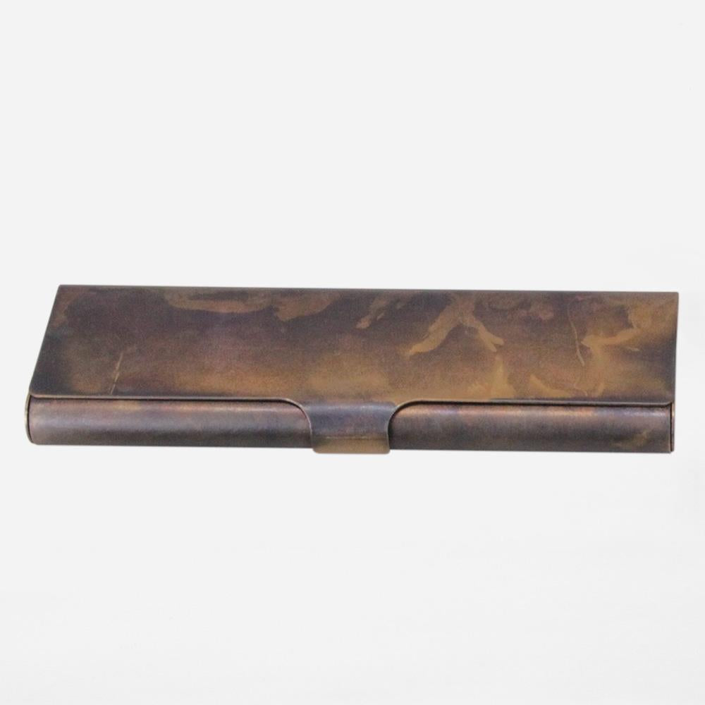 Picus - Brass pen case rust