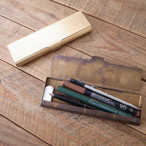 Picus - Brass pen case rust
