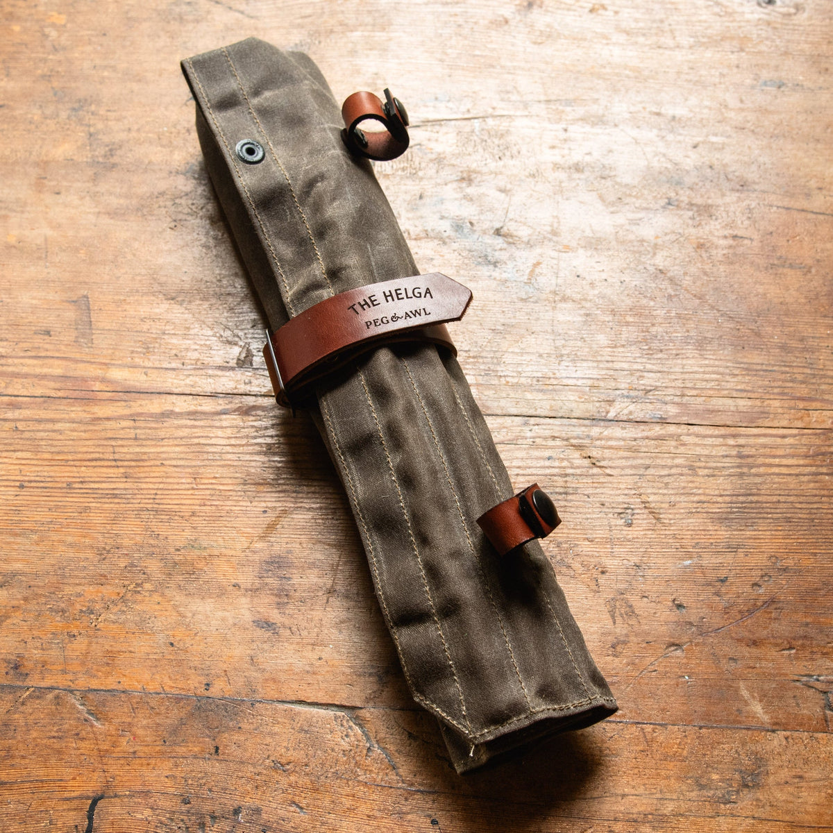 Peg and Awl Helga Paint Brush Roll (7 colours)