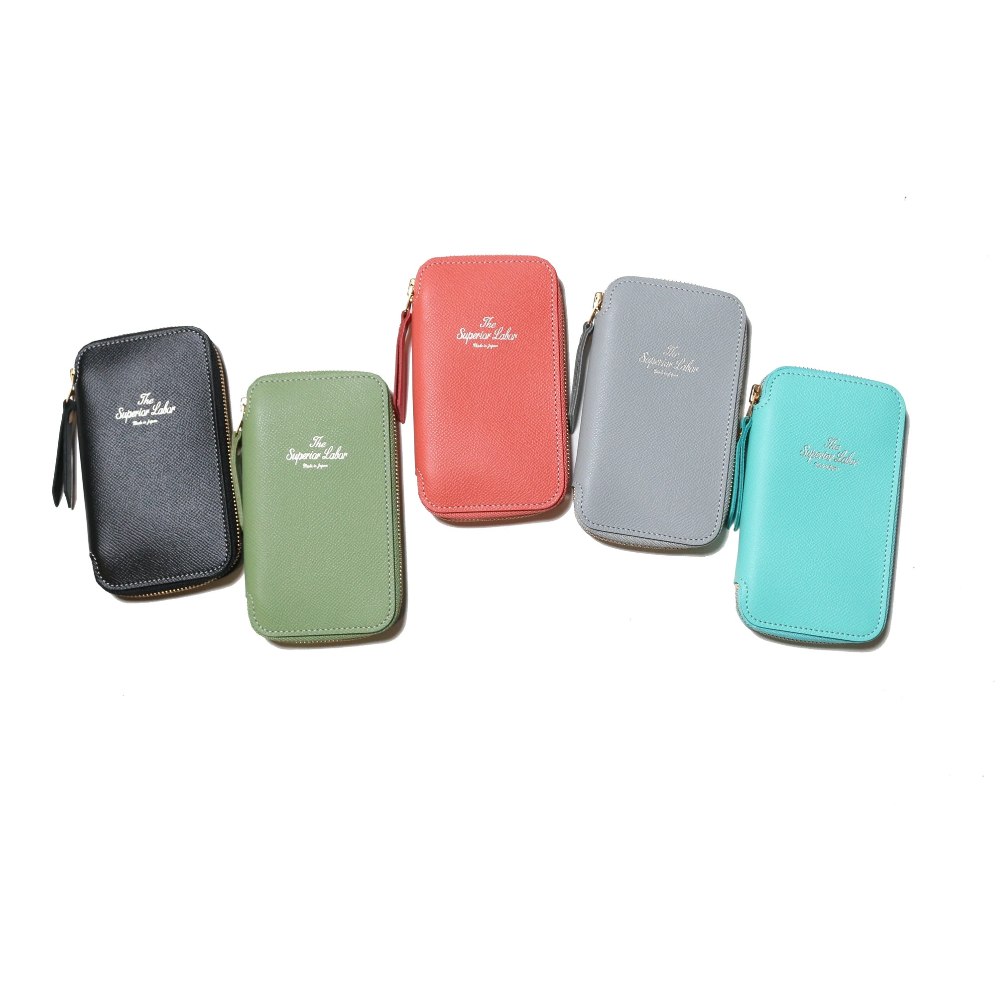 The Superior Labor Calf Leather Zip Pen Case (5 colours)