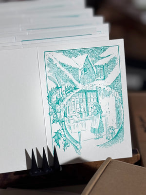 Nomado Kappan "Christmas Princess" Letterpress Card