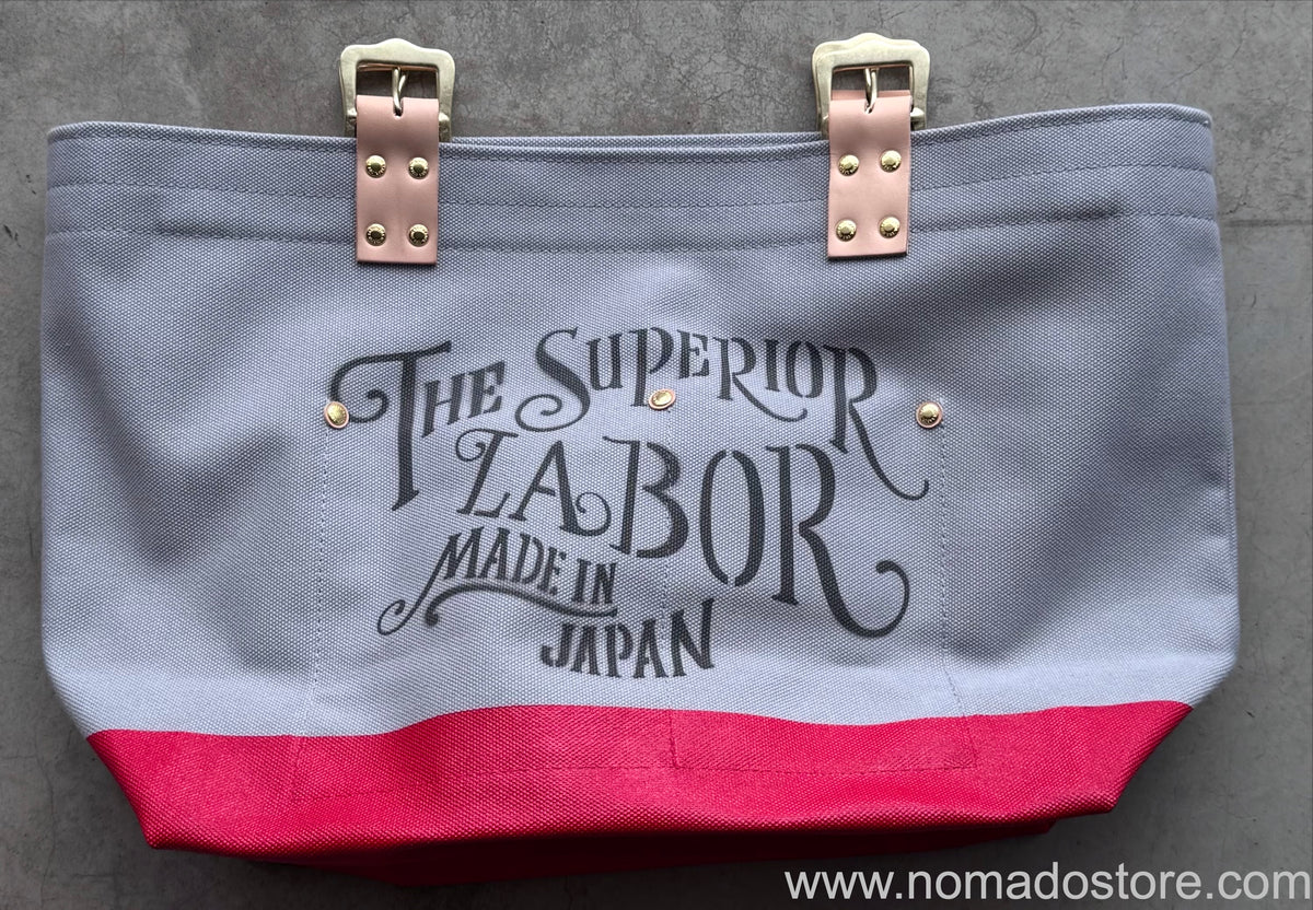 Superior Labor engineer tote bag S (grey canvas/3 options) - NOMADO Store 