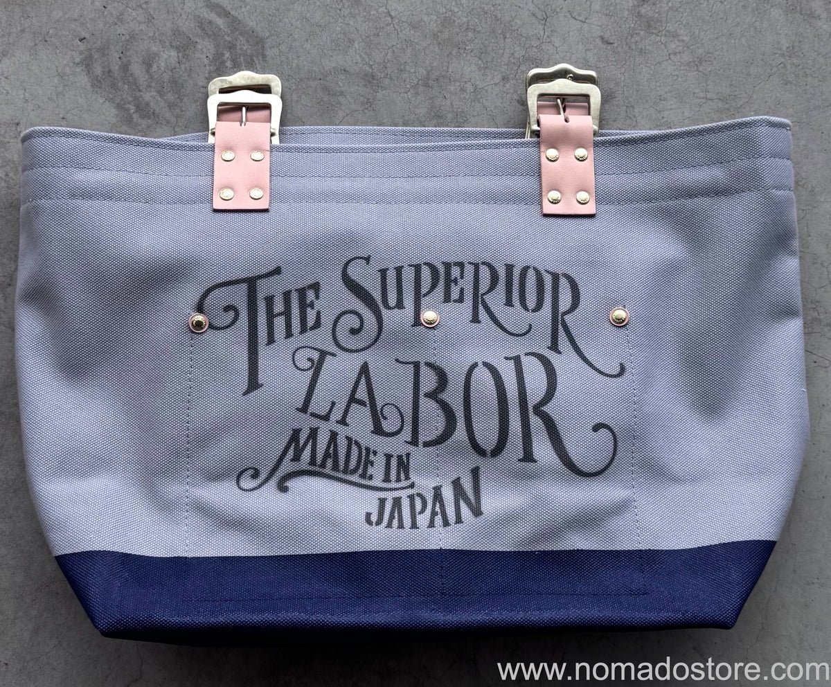Superior Labor engineer tote bag S (grey canvas/3 options) - NOMADO Store 