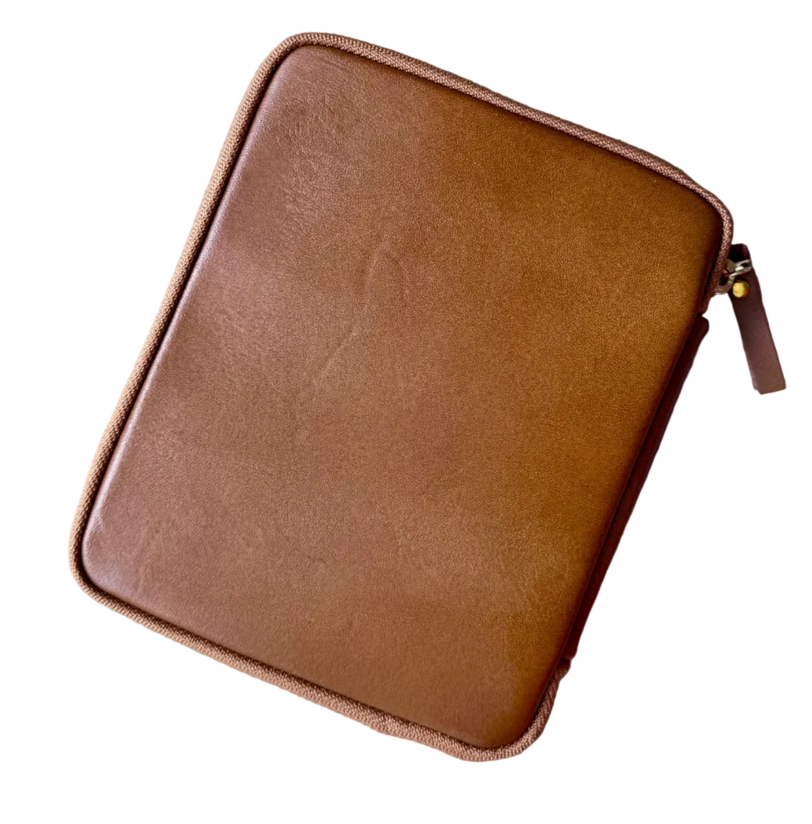 Kyoku Haku Zippered 10 soft Vegetable Tanned Leather Pen Case (2 colours)
