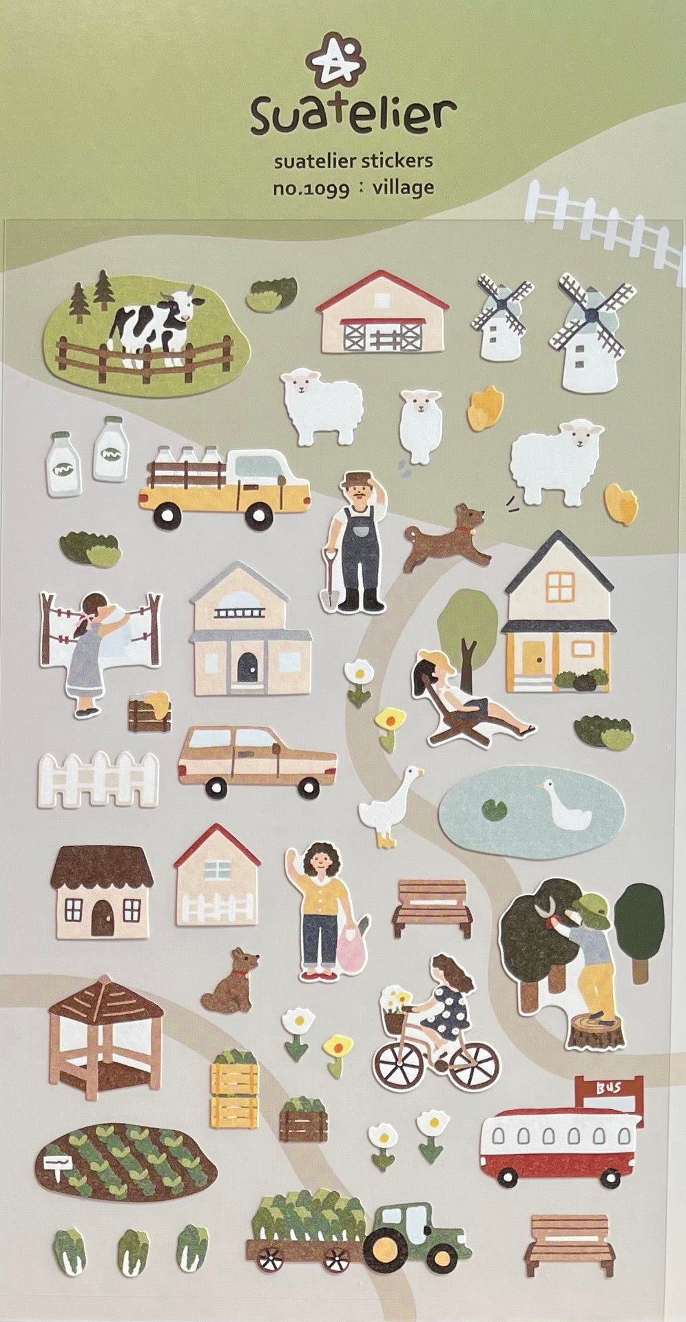 Suatelier stickers - Village