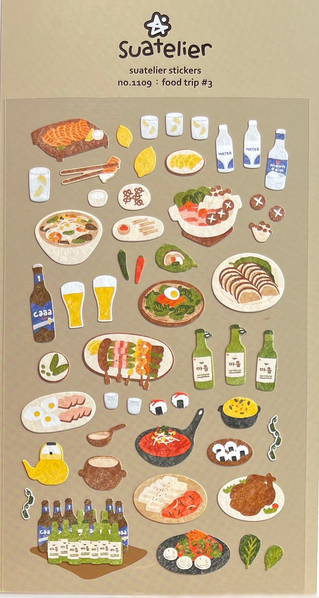 Suatelier stickers - Food trip #3