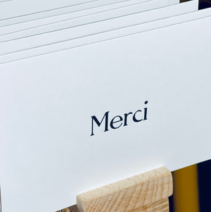 Nomado Kappan - Merci – Letterpress Thank You Card