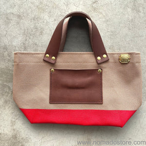 The Superior Labor Engineer Bag Petite Beige/Red paint