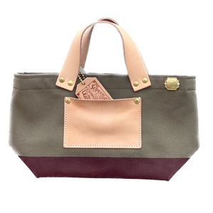 The Superior Labor Engineer Bag Petite Khaki/Chocolate paint