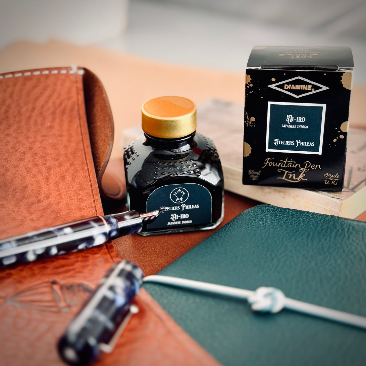 Ateliers Phileas Ai-Iro (Japanese Indigo) Ink