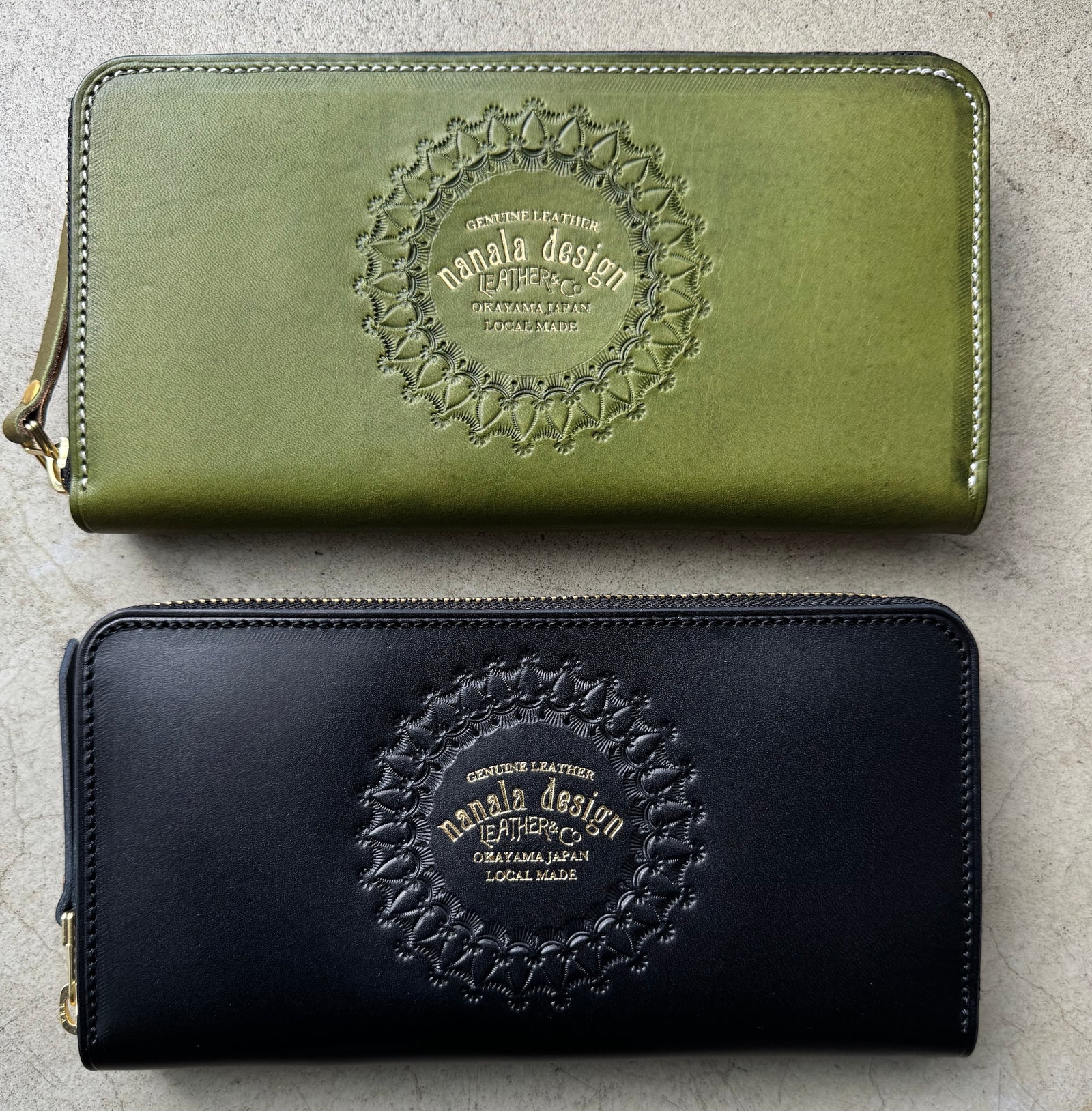 Nanala Design Round Fastener Long Wallet (2 colours)