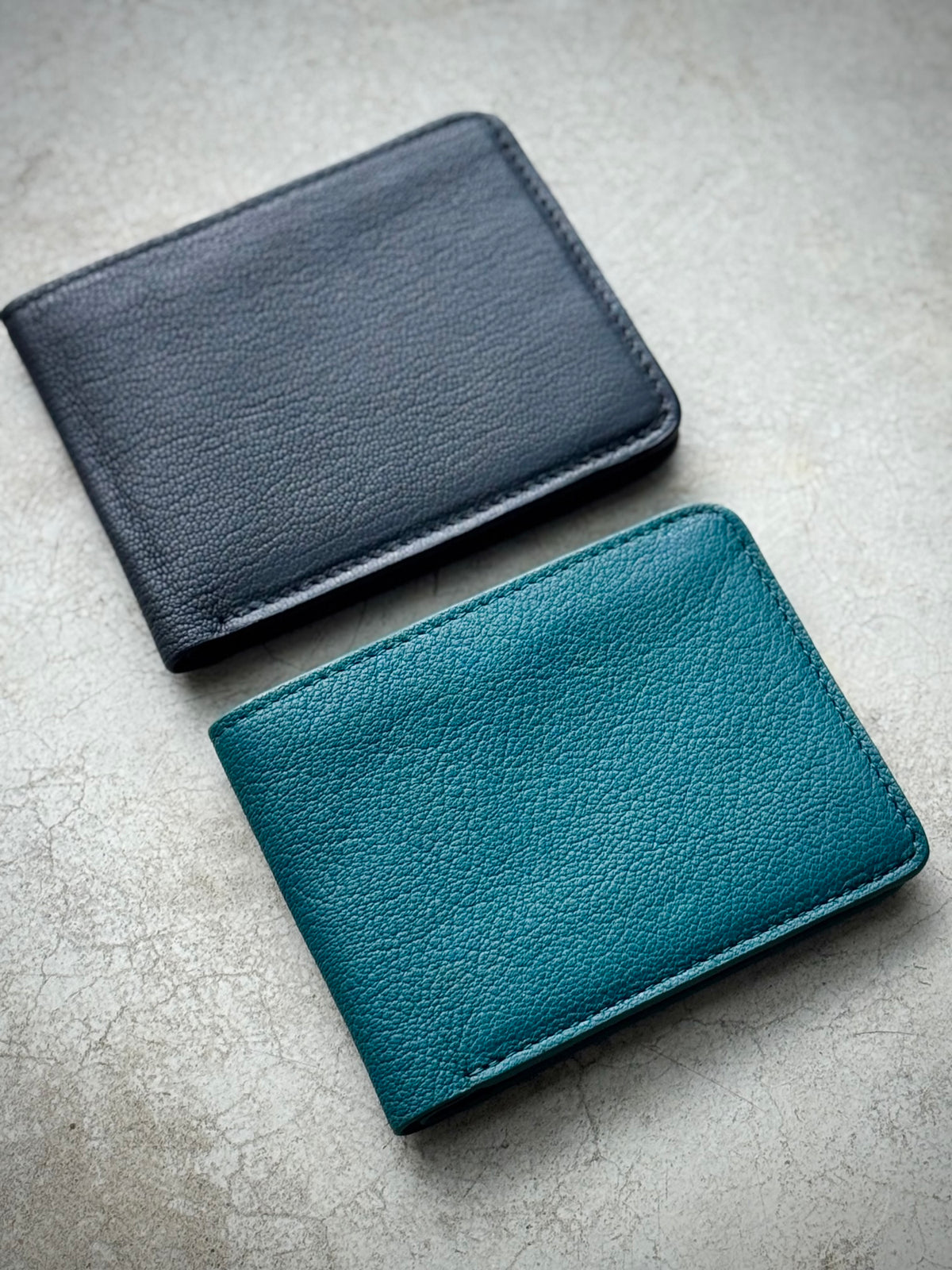 Ateliers Phileas Passepartout Slim Wallet (Black or Japanese Indigo)