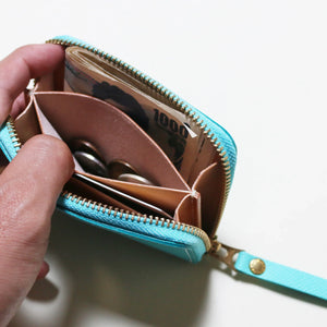 The Superior Labor Calf zip small wallet (5 colours)