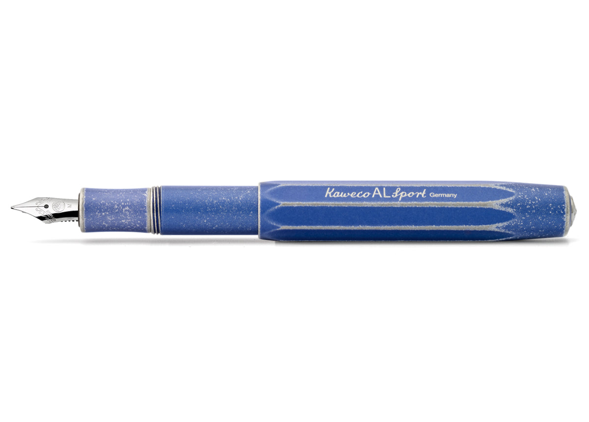 Kaweco Alu Sport stonewashed fountain pen  blue (M)