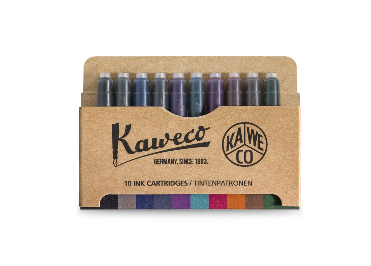 Kaweco ink cartridges color mix 10-pack