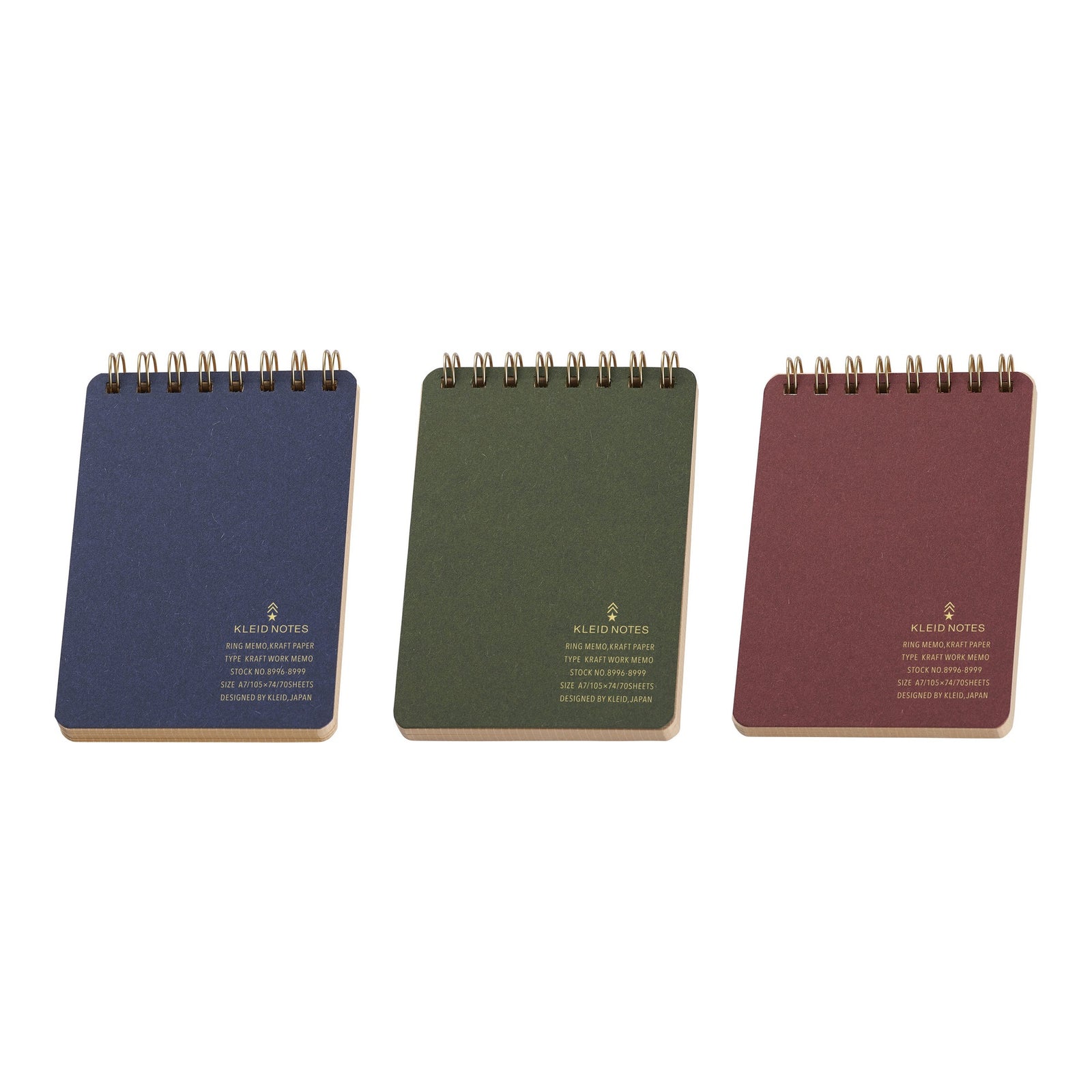 Kleid Kraft Work Memo A7 – 2 mm Grid (3 colours)