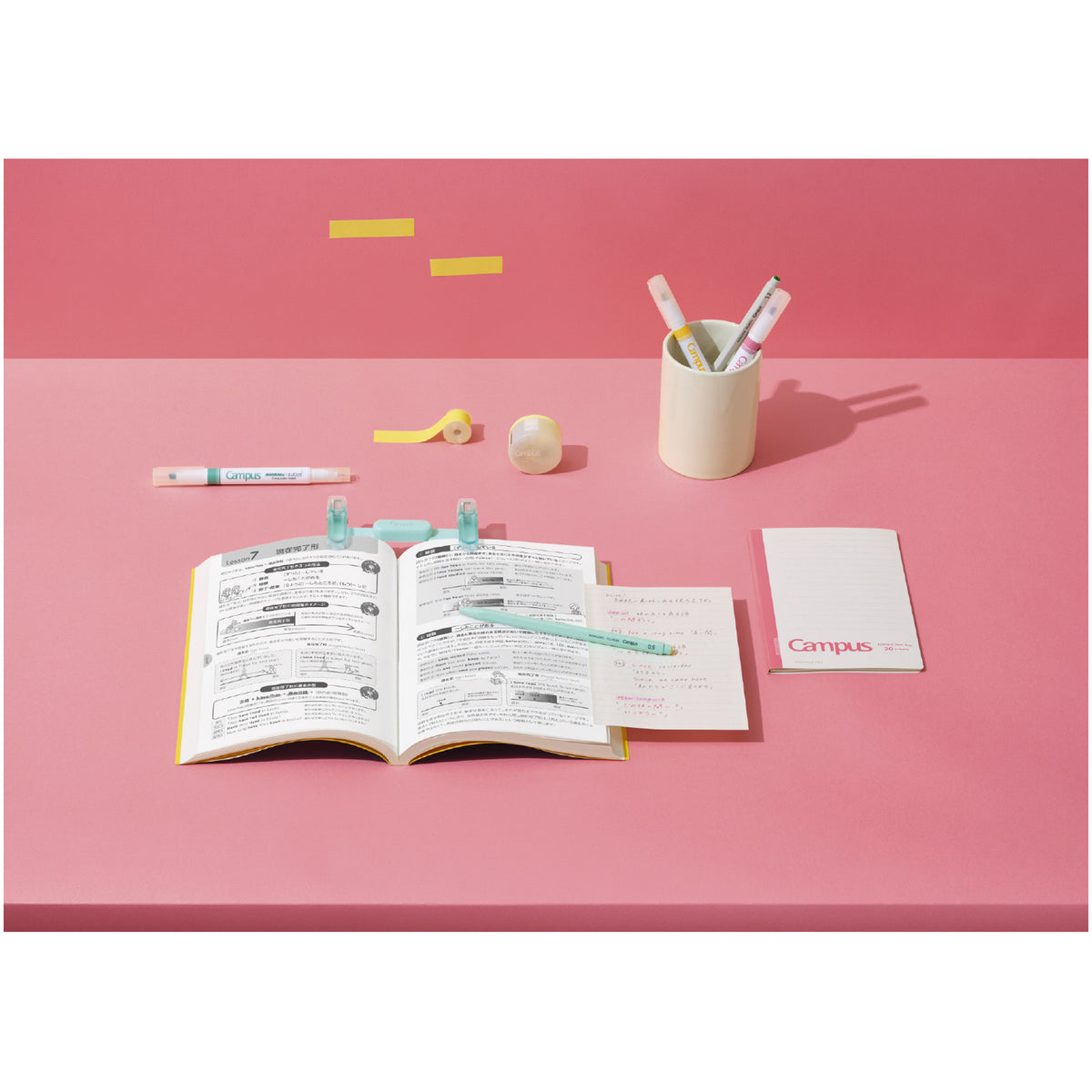 Kokuyo Campus Portable Book Clip – Foldable Japanese Book Holder - 4 colours