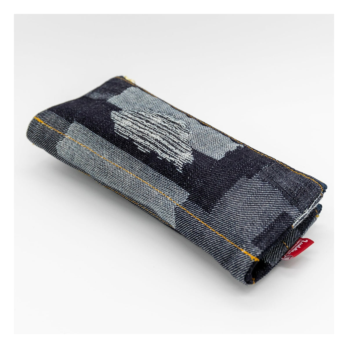 Luddite Pen Case Canvas 8-Go (denim patchwork 2 patterns)