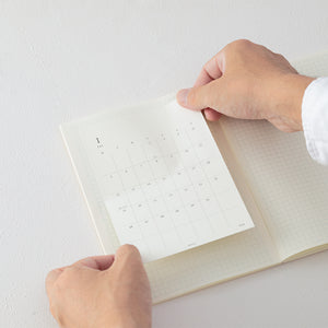 Midori MD Diary Sticker 2026 (S or M) - Preorder