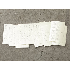 Midori MD Diary Sticker 2026 (S or M) - Preorder