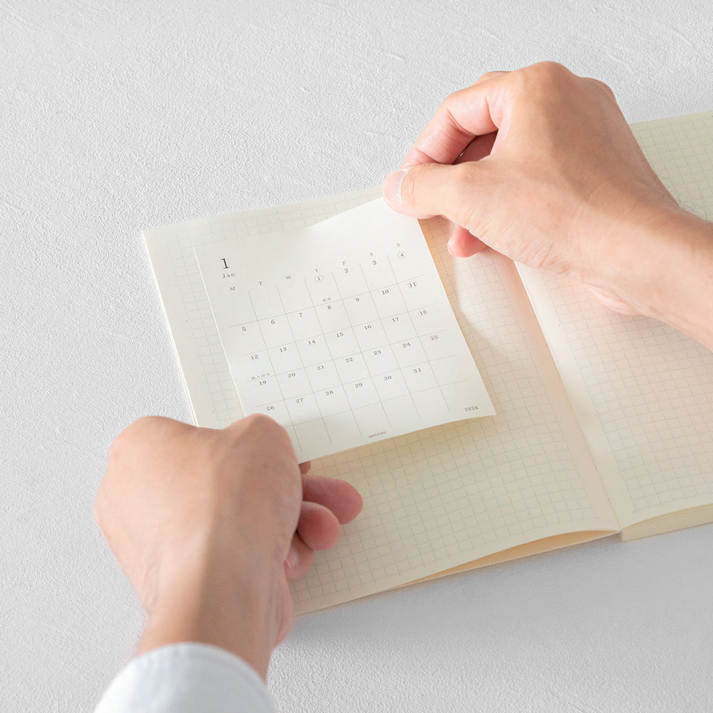 Midori MD Diary Sticker 2026 (S or M)