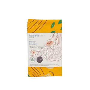 MUSUBI × COCHAE – Aqua Drop Furoshiki 70 cm – Sloth Yellow