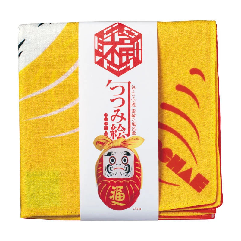 MUSUBI × COCHAE – Fuku Furoshiki 48 cm – Daruma Red