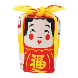 MUSUBI × COCHAE – Fuku Furoshiki 48 cm – Daruma Red