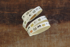Classiky Toranekobonbon Sticker Roll (Cats or Dogs 18mm)