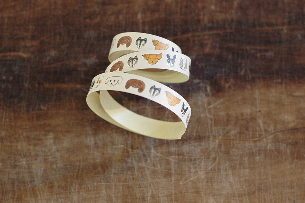 Classiky Toranekobonbon Sticker Roll (Cats or Dogs 18mm)