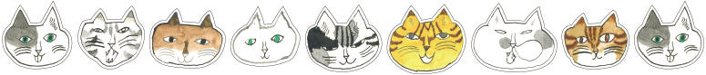 Classiky Toranekobonbon Sticker Roll (Cats or Dogs 30mm)