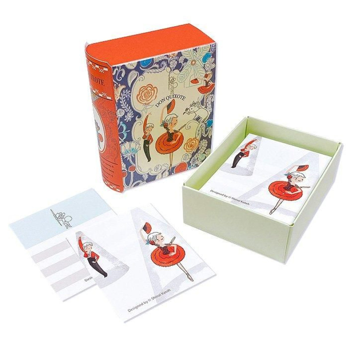 Shinzi Katoh Book-Shaped Memo Box – Ballet theatre (3 designs)