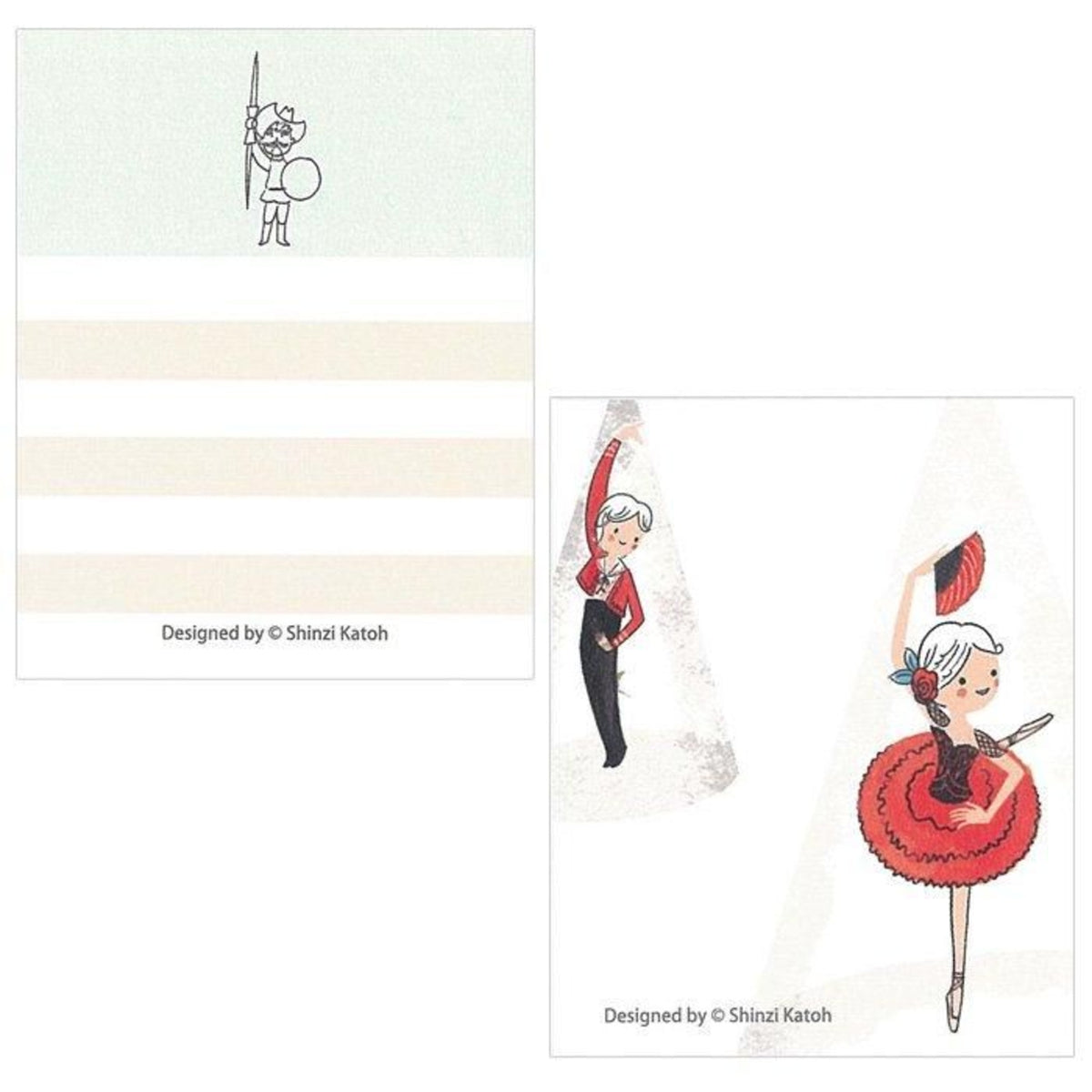 Shinzi Katoh Book-Shaped Memo Box – Ballet theatre (3 designs)
