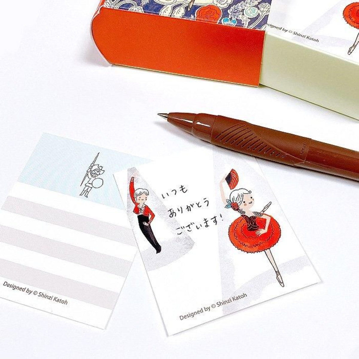 Shinzi Katoh Book-Shaped Memo Box – Ballet theatre (3 designs)