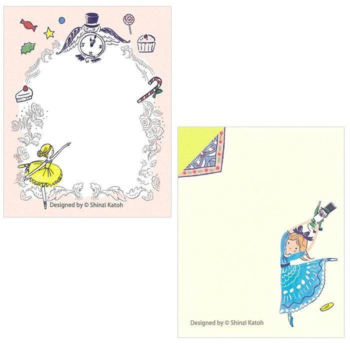 Shinzi Katoh Book-Shaped Memo Box – Ballet theatre (3 designs)