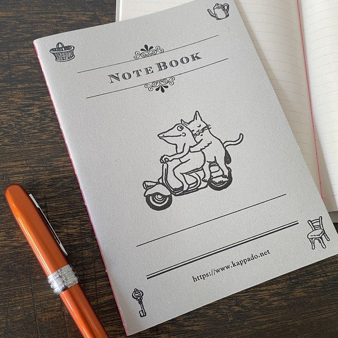 KAPPADO Letterpress printed notebook (3 cover designs)
