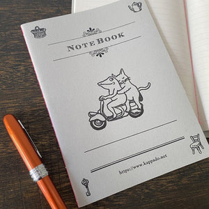 KAPPADO Letterpress printed notebook (3 cover designs)