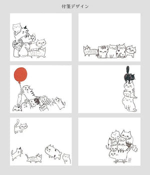 Shinzi Katoh Cat Hill Roll Sticky Notes
