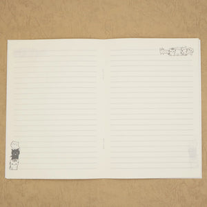 Shinzi Katoh Cat Hill Notebook B6 - Japanese Cat Stationery (2 patterns) - NOMADO Store 