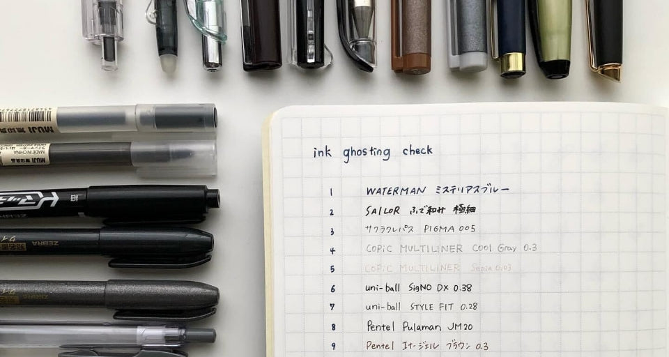 WATANABE BookBinding Seven Seas Crossfield Notebook 7mm grid (4 colours, A5)