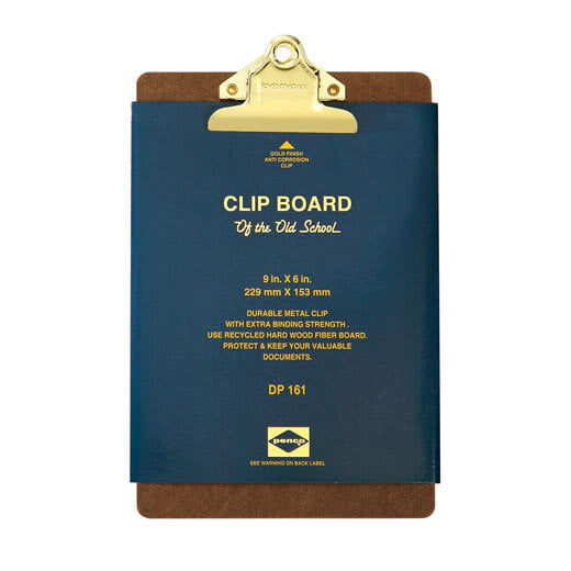 Penco Clipboard A5 Gold finish - NOMADO Store 