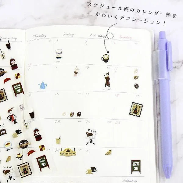 Shinzi Katoh Transparent Sticker Sheet (3 patterns)