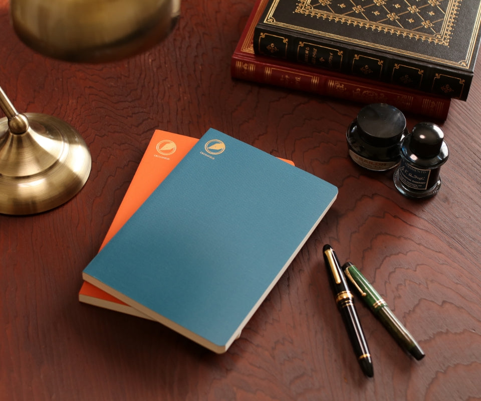 WATANABE BookBinding Seven Seas Crossfield Notebook 7mm grid (4 colours, A5)