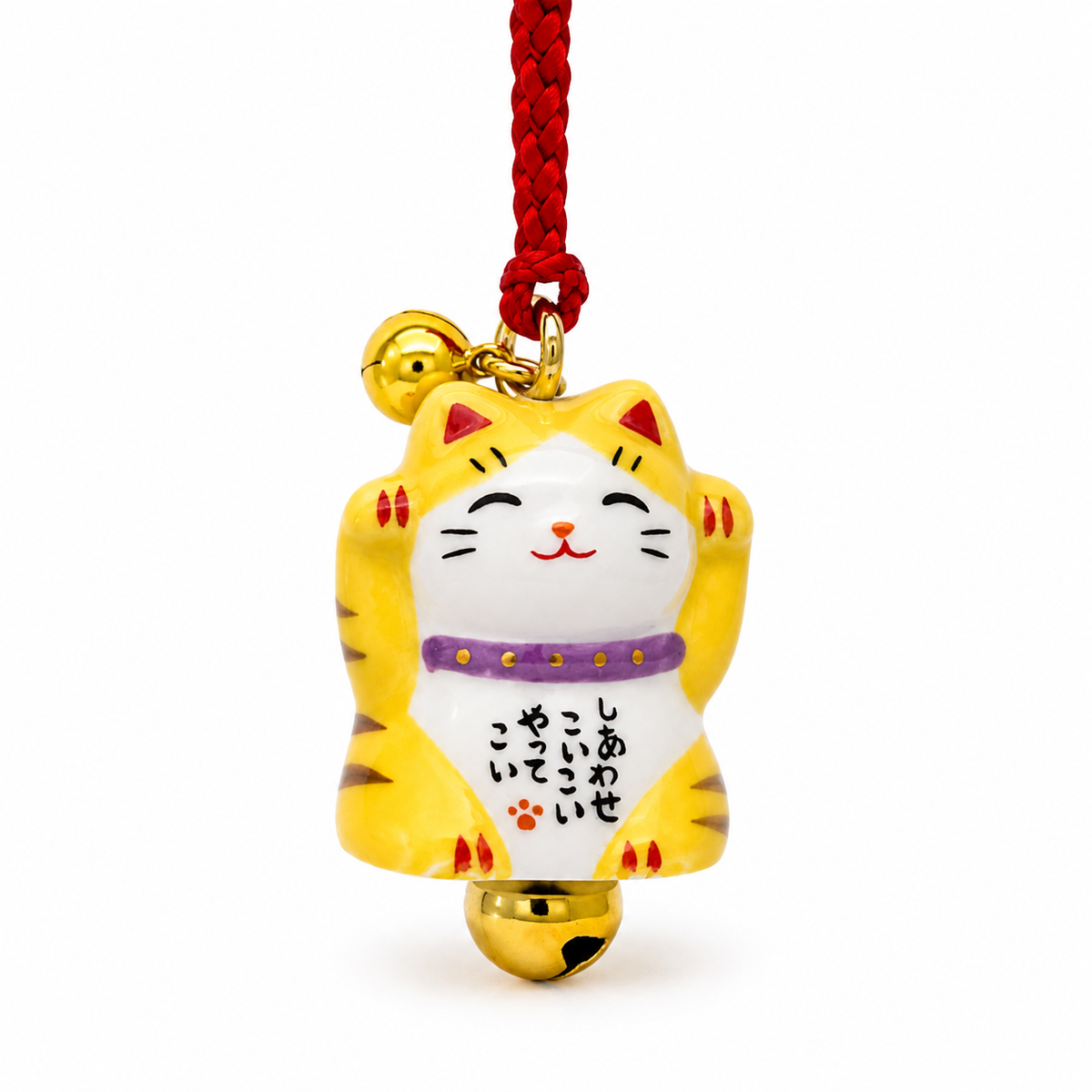 Yakushigama – Lucky cat charm / Maneki neko netsuke (three patterns)