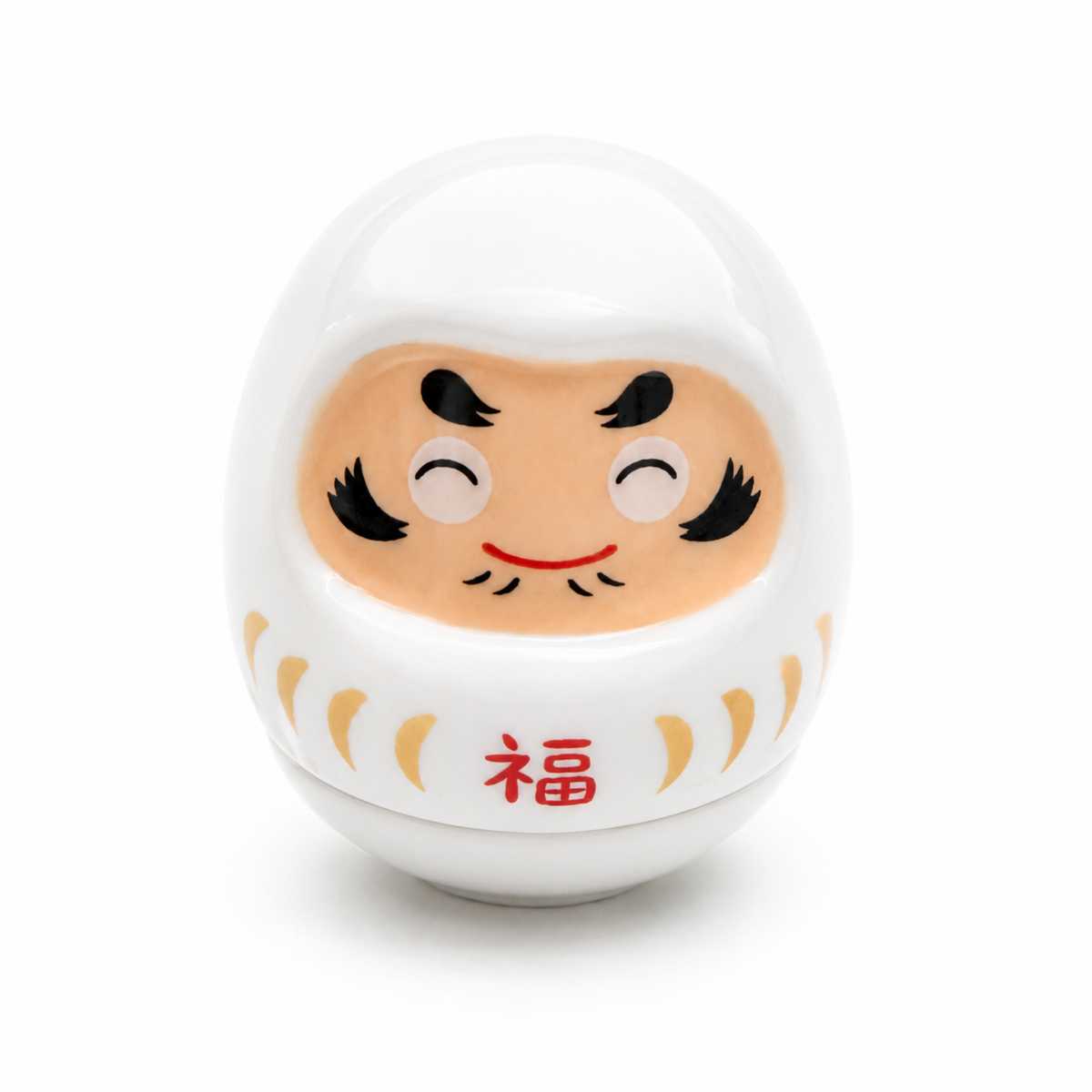 Yakushigama – Okiagari Lucky Daruma (white or red)